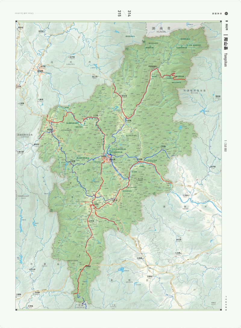 阳山县地图